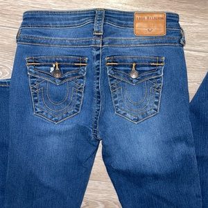 True Religion Becca Mid Rise Bootcut Jeans, Size 25. Worn once. Excellent.